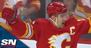 Backlund Breaks In Alone On The Penalty Kill And Puts Flames Up With Backhand Beauty