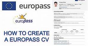 How To Create a Europass CV | Step By Step Process