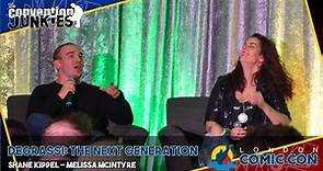 Degrassi Next Generation's Shane Kippel (Spinner) Melissa McIntyre (Ashley Kerwin) London Comic Con