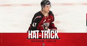 WHL Hat-Tricks — Mazden Leslie