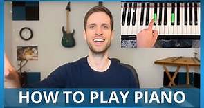 How to Play Piano For Beginners (The ONLY Video You'll Need!)