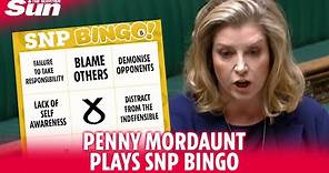 Penny Mordaunt plays SNP bingo as she once again mocks Scottish Nationalists