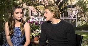The Best of Me: Luke Bracey & Liana Liberato Official Movie Interview | ScreenSlam