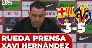 Xavi SE VA el 30 de junio: RUEDA PRENSA COMPLETA diciendo ADIÓS tras el Barcelona-Villarreal