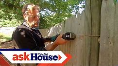 How to Replace a Rotted Fence Post | Ask This Old House