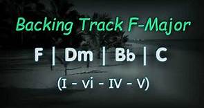 Acoustic Guitar Backing Track F Major | 85 BPM | Guitar Backing Track