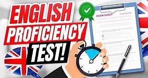 ENGLISH PROFICIENCY TEST QUESTIONS & ANSWERS for 2023! (How to PASS an English Language Test!)