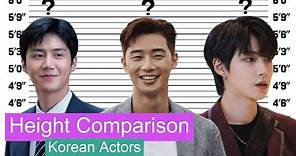 Korean Actors Height Comparison