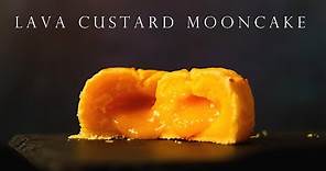 〈中秋節快樂〉爆醬流心奶黃月餅 簡易快速版┃Lava Custard Mooncake