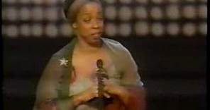 Lynne Thigpen wins 1997 Tony Award for Best Featured Actress in a Play