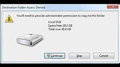 Windows 11提示＂你需要提供管理员权限才能复制文件”怎么办？