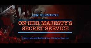 On Her Majesty's Secret Service (1969) Theatrical Trailer