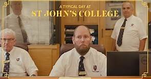 A typical day at St John's College