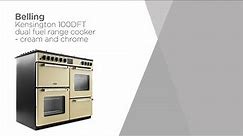 Belling Kensington 100DFT Range Cooker - Cream & Chrome | Product Overview | Currys PC World