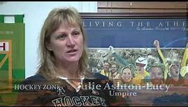 Umpire Julie Ashton-Lucy