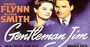 ASA 🎥📽🎬 Gentleman Jim (1942) a film directed by Raoul Walsh with Errol Flynn, Alexis Smith, Jack Carson, Alan Hale, John Loder
