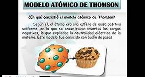 8° Modelo atomico de Thomson