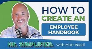 How to Create an Employee Handbook