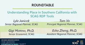 Understanding Place in Southern California with SCAG RDP Tools
