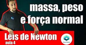 Física - Leis de Newton: massa, peso e força normal