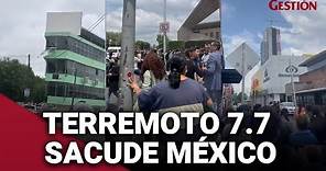 🚨Así fue el TERREMOTO en MÉXICO: IMÁGENES del sismo 7.7 que desató una alerta de Tsunami