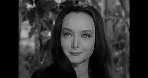 Morticia Addams being iconic for 10 minutes straight (1964 series)