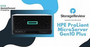 HPE ProLiant MicroServer Gen10 Plus Hands on Review