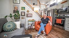 She Retired & Downsized Into a 399 SqFt Tiny Home in Texas