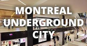 [4K] Montreal's Underground City | 24-December | Malls - Downtown Montreal, CANADA