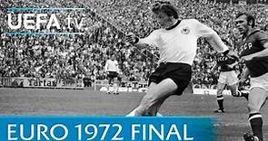 West Germany v USSR: 1972 UEFA European Championship final highlights