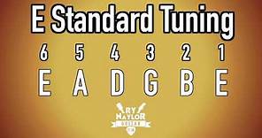 E Standard Tuning Guitar Notes - E Guitar Tuner