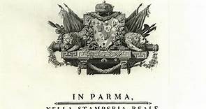 La descrizione delle feste celebrate in Parma l'anno 1769 per le nozze di Maria Amalia d'Asburgo