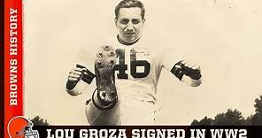 Browns History: Lou Groza signed his contract in Okinawa | Cleveland Browns