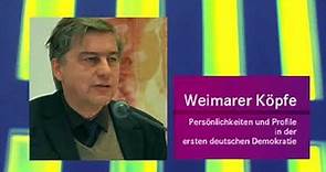 Prof. Dr. Wolfram Pyta: Kurt von Schleicher, Gregor Strasser und Kronprinz Wilhelm gegen Hitler