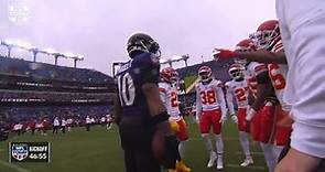 Arthur Maulet gets heated with the Chiefs before pre game AFC Championship game 😱