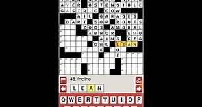 Let's Play CROSSWORD Penny Dell #5, Puzzle 13