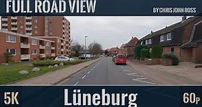 Lüneburg, Germany: Auf der Höhe, Ringstraße, Oedemer Weg, Soltauer Straße, Uelzener Straße - 5K 60p