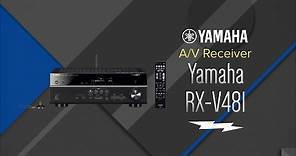 Yamaha 5.1 Channel Black Network A/V Receiver RX-V481 - Overview