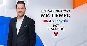 'Mr.Tiempo' Carlos Robles nos cuenta sus aventuras mientras nos tomamos un cafecito | hoyDía