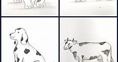 Let's learn hoe to draw Animals in easy steps