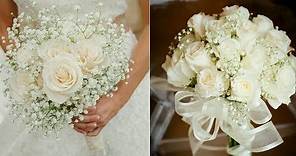 How to Arrange A Bridal Bouquet | DIY wedding bouquet | fresh flower bouquet for wedding