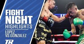 Luis Alberto Lopez Retains Belt In Excellent Fight Against Joet Gonzalez | FIGHT HIGHLIGHTS