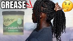 TRIPLE?! Natural HAIR GROWTH With GREASE?! I used Grease on my Natural Hair to Do My TWISTS!