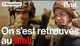 28 décembre, avec un jeune soldat français envoyé au Mali