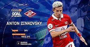 Anton Zinkovsky scored the best goal in October | RPL 2022/23