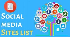 100  Social Media Sites List with High DA & Dofollow - 2018-2019