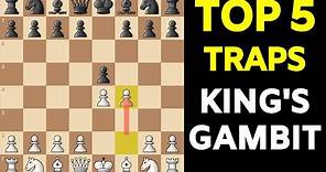 TOP 5 Fastest Checkmates in the King's Gambit