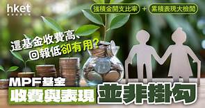 【MPF】低收費高回報？收費與表現並非掛鈎　強積金開支與回報大檢閱 - 香港經濟日報 - 理財 - 財富管理 - 強積金
