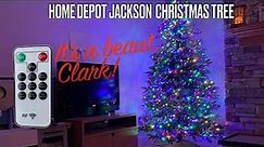 Home Depot Artificial Tree REVIEW - Home Accents Holiday Pre-Lit LED Jackson Noble Artificial Tree