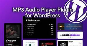 How to Add Audio Player in WordPress with MP3 Music Player [UPDATED]
